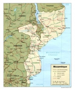 Mozambique. We're going to Zambezia in the middle