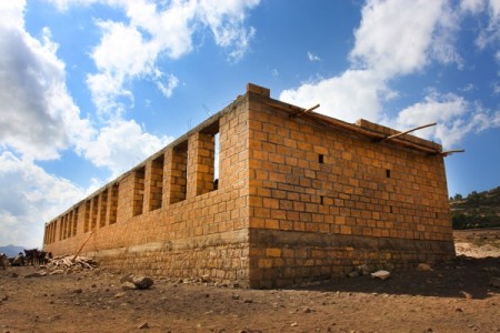 The half completed Laelay Weste Community School