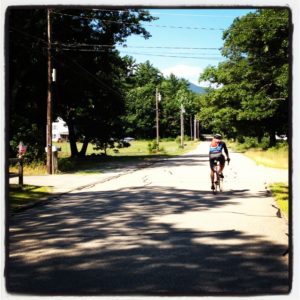 Dad, aka Kris Burhardt, out in front