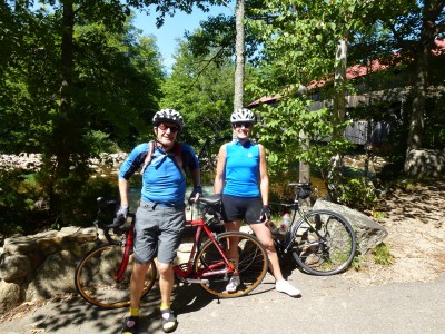 NH cycling, covered bride and all